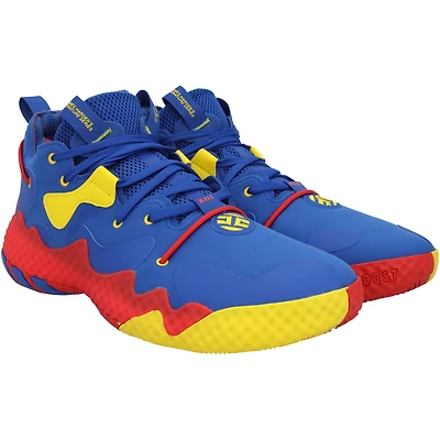Kansas Jayhawks Team-Issued Royal Harden adidas Shoes from the Athletics Program