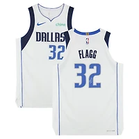 Cooper Flagg Dallas Mavericks Autographed White Nike Association Edition Authentic Jersey