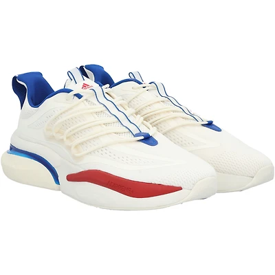 Kansas Jayhawks Team-Issued Tan AlphaBoost V1 adidas Shoes from the Athletics Program