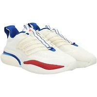 Kansas Jayhawks Team-Issued Tan AlphaBoost V1 adidas Shoes from the Athletics Program