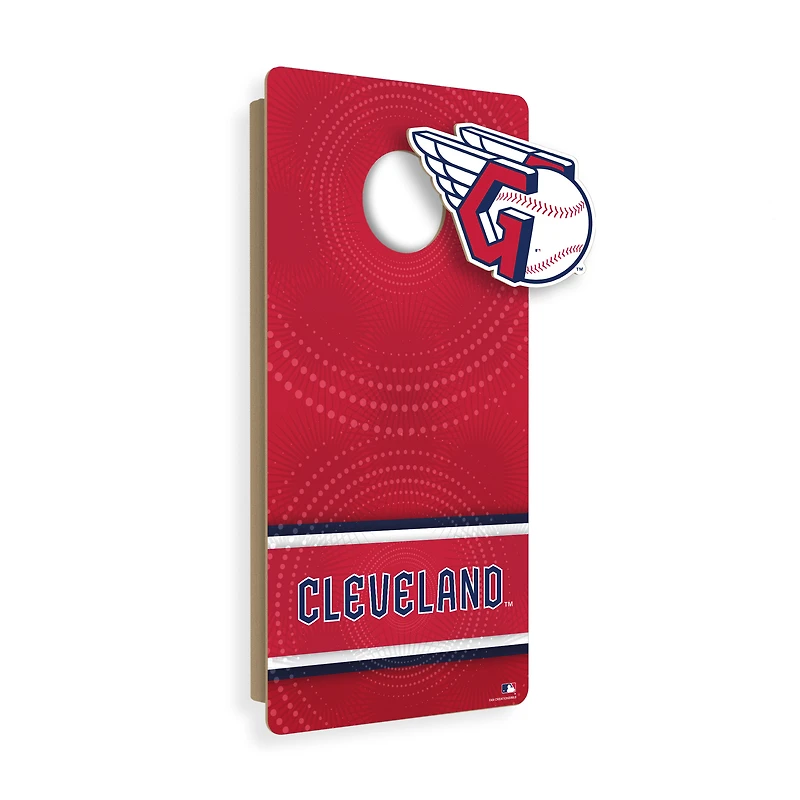 Cleveland Guardians Wall Hanging Cornhole Board