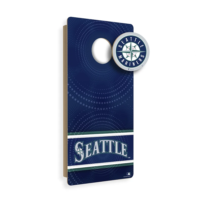 Seattle Mariners Wall Hanging Cornhole Board