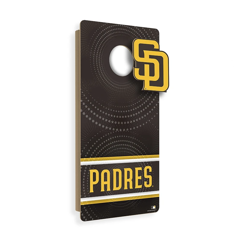 San Diego Padres Wall Hanging Cornhole Board