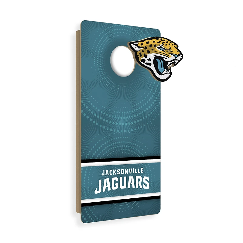 Jacksonville Jaguars Wall Hanging Cornhole Board