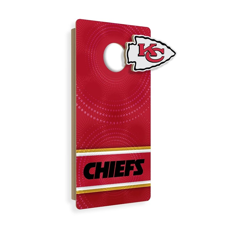 Kansas City Chiefs Wall Hanging Cornhole Board