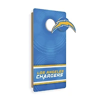 Los Angeles Chargers Wall Hanging Cornhole Board