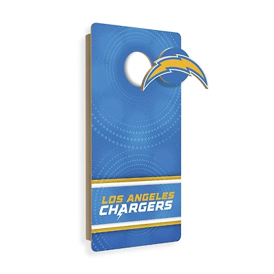 Los Angeles Chargers Wall Hanging Cornhole Board