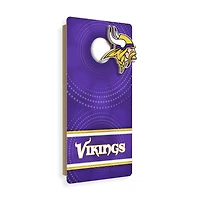 Minnesota Vikings Wall Hanging Cornhole Board
