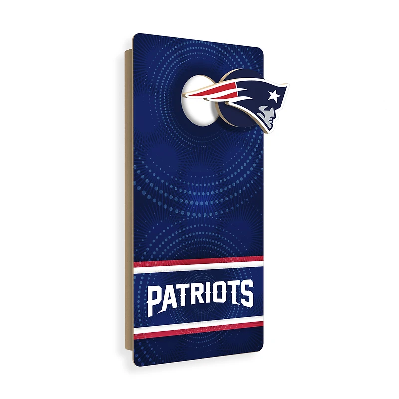 New England Patriots Wall Hanging Cornhole Board