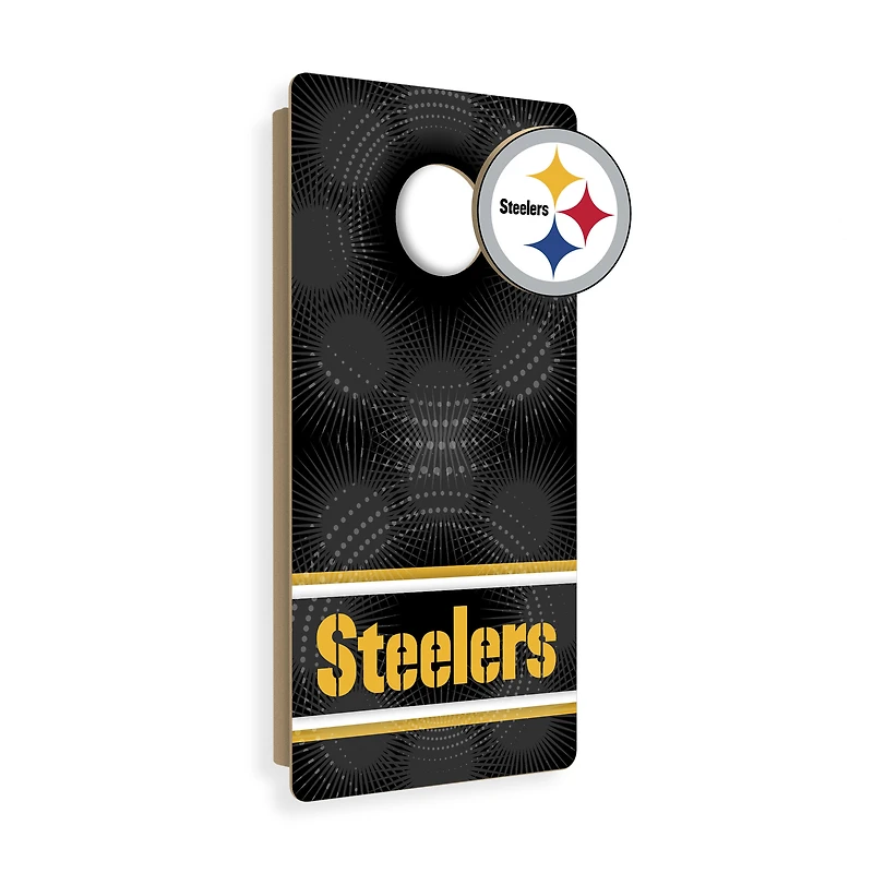 Pittsburgh Steelers Wall Hanging Cornhole Board