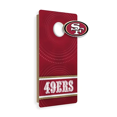 San Francisco 49ers Wall Hanging Cornhole Board