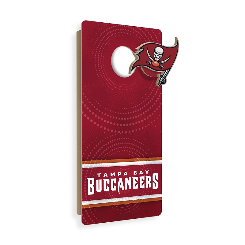Tampa Bay Buccaneers Wall Hanging Cornhole Board