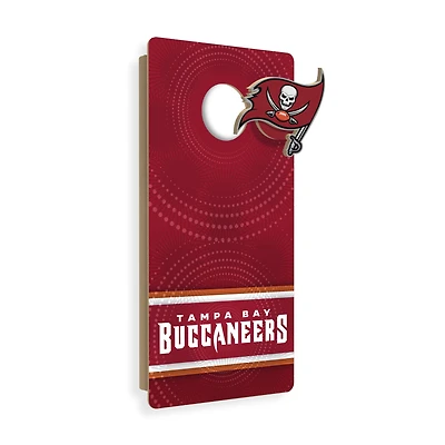 Tampa Bay Buccaneers Wall Hanging Cornhole Board