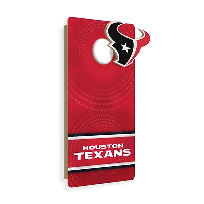 Houston Texans Wall Hanging Cornhole Board