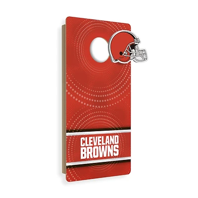 Cleveland Browns Wall Hanging Cornhole Board