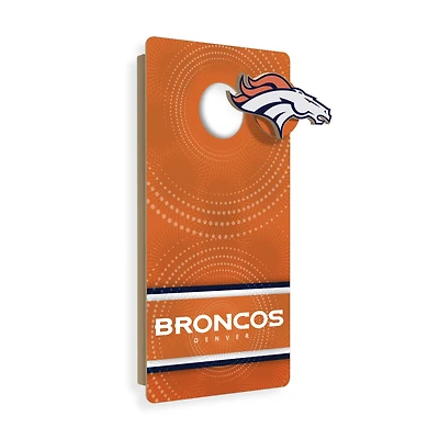 Denver Broncos Wall Hanging Cornhole Board