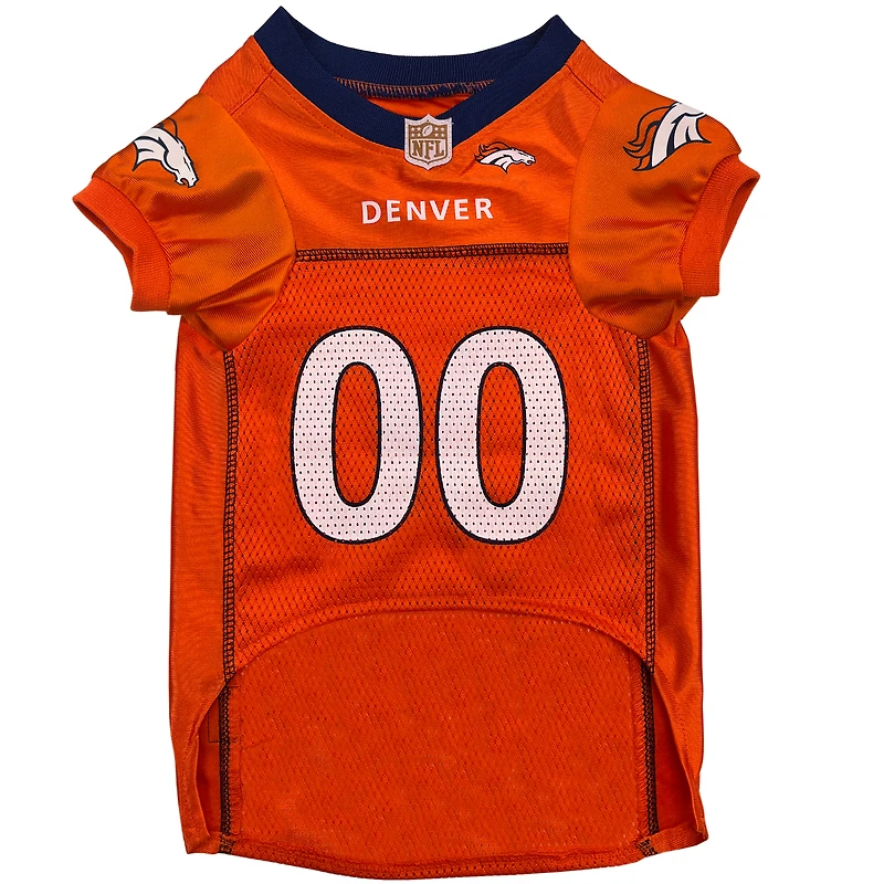 Orange Denver Broncos Pet Jersey