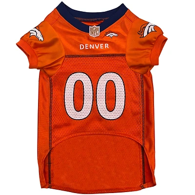 Orange Denver Broncos Pet Jersey
