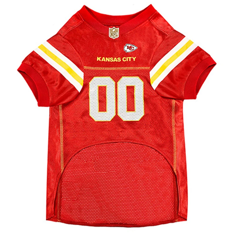 Red Kansas City Chiefs Pet Jersey
