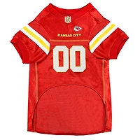 Red Kansas City Chiefs Pet Jersey