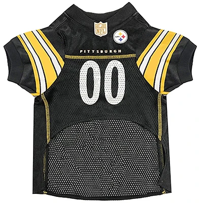 Black Pittsburgh Steelers Pet Jersey