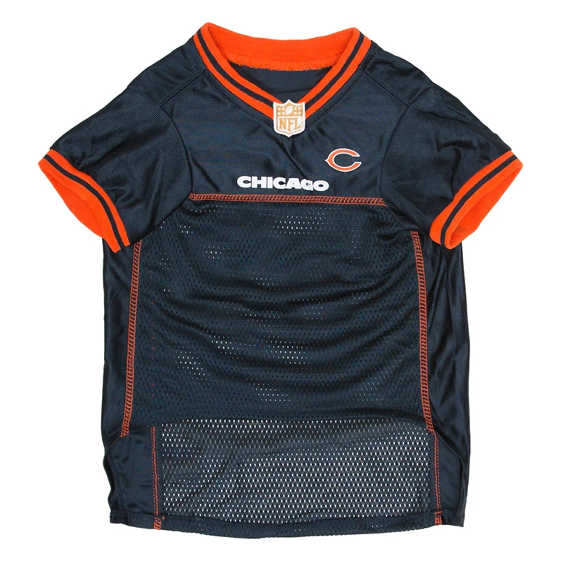 Navy Chicago Bears Pet Jersey