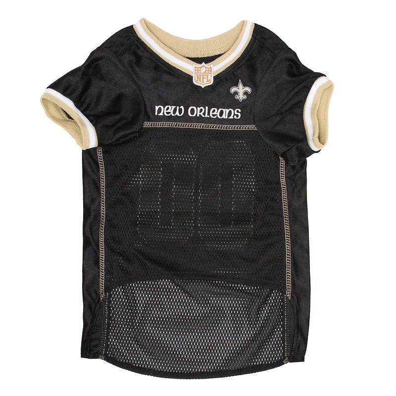 Black New Orleans Saints Pet Jersey