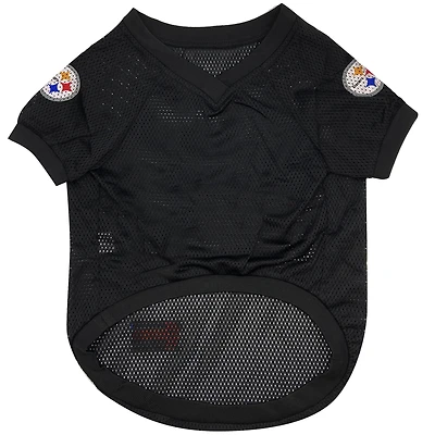 Black Pittsburgh Steelers Raglan Pet Jersey