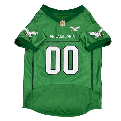 Kelly Green Philadelphia Eagles Throwback Pet Jersey