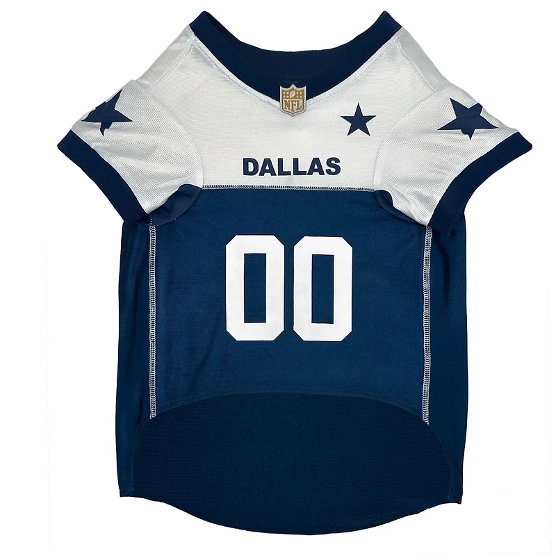 Navy/White Dallas Cowboys Throwback Pet Jersey