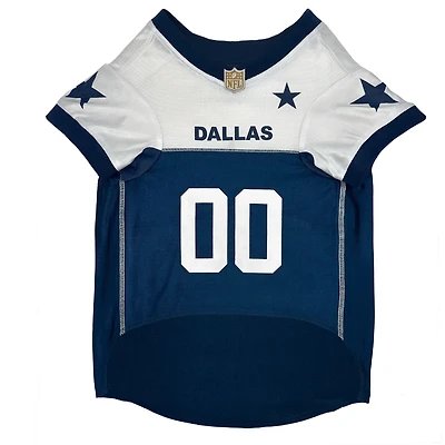 Navy/White Dallas Cowboys Throwback Pet Jersey