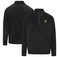 Women's Levelwear Black Pittsburgh Pirates Camden Insignia 2.0 Quarter-Zip Jacket