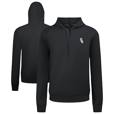 Men's Levelwear  Black Chicago White Sox Technic Insignia Quarter-Zip Hoodie