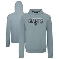 Men's Levelwear  Gray San Francisco Giants Mandate Carve Tri-Blend Hoodie