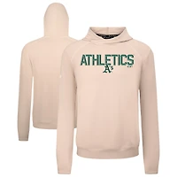 Men's Levelwear  Khaki Athletics Mandate Carve Tri-Blend Hoodie