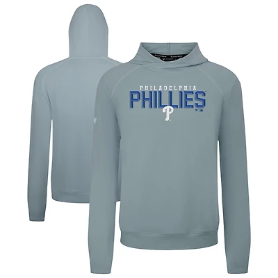 Men's Levelwear Philadelphia Phillies Mandate Carve Tri-Blend Hoodie