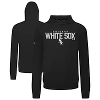 Men's Levelwear  Black Chicago White Sox Mandate Carve Tri-Blend Hoodie