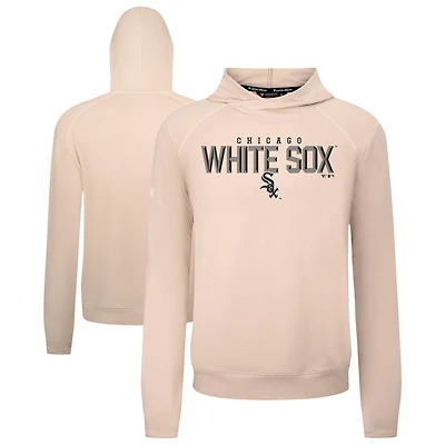 Men's Levelwear  Gray Chicago White Sox Mandate Carve Tri-Blend Hoodie