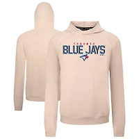 Men's Levelwear  Khaki Toronto Blue Jays Mandate Carve Tri-Blend Hoodie