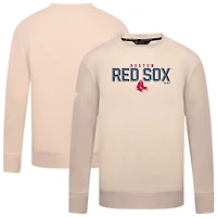 Men's Levelwear  Khaki Boston Red Sox Mandate Carve Tri-Blend Sweatshirt