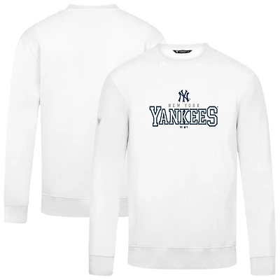 Men's Levelwear  White New York Yankees Zane Journey Sweatshirt