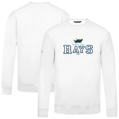 Men's Levelwear  White Tampa Bay Rays Zane Journey Sweatshirt