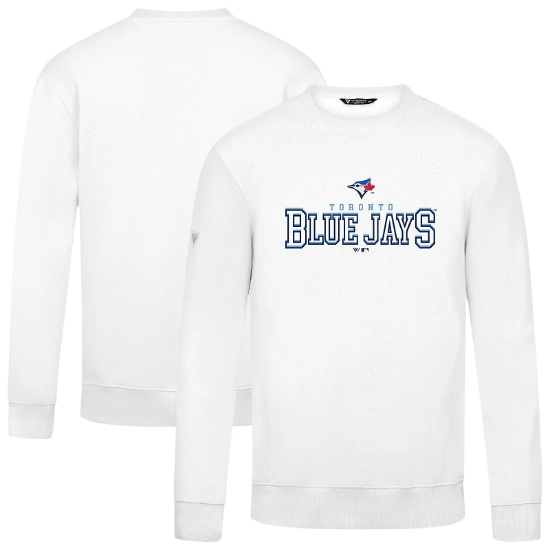 Men's Levelwear White Toronto Blue Jays Zane Journey Sweatshirt