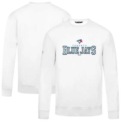 Men's Levelwear  White Toronto Blue Jays Zane Journey Sweatshirt