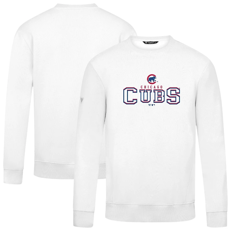 Men's Levelwear White Chicago Cubs Zane Journey Sweatshirt
