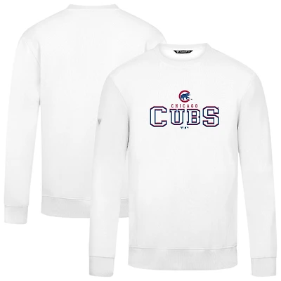 Men's Levelwear  White Chicago Cubs Zane Journey Sweatshirt