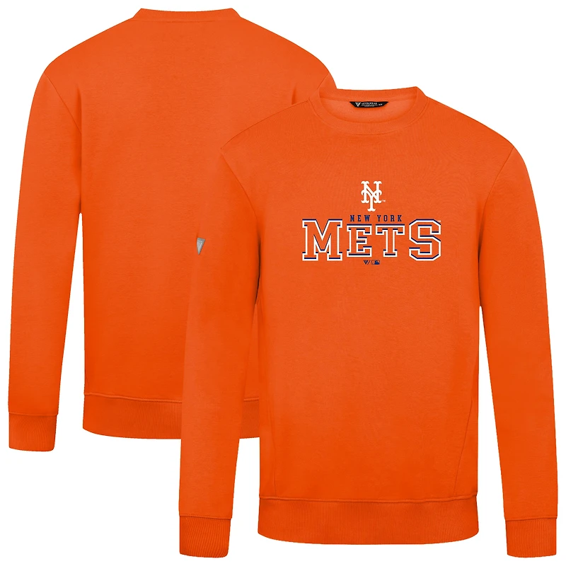 Men's Levelwear Orange New York Mets Zane Journey Sweatshirt