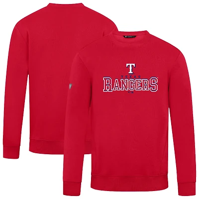 Men's Levelwear  Red Texas Rangers Zane Journey Sweatshirt