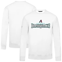 Men's Levelwear  White Arizona Diamondbacks Zane Journey Sweatshirt