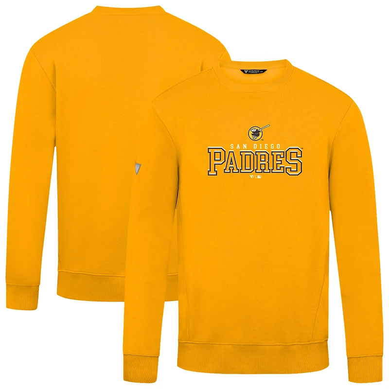 Men's Levelwear Gold San Diego Padres Zane Journey Sweatshirt